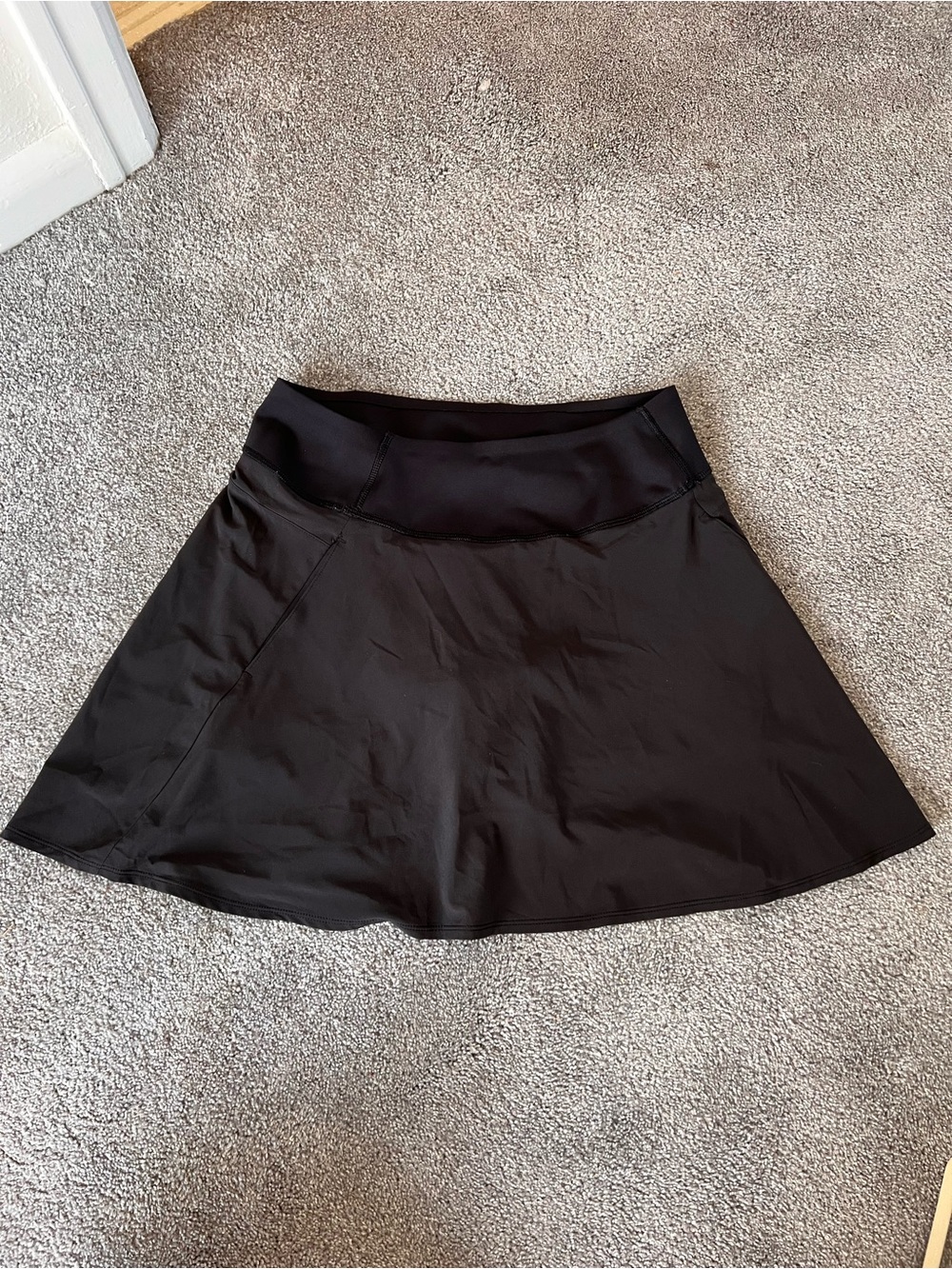 Puma PWRSHAPE Size Medium Black Solid Golf Skirt/Skort With Pockets